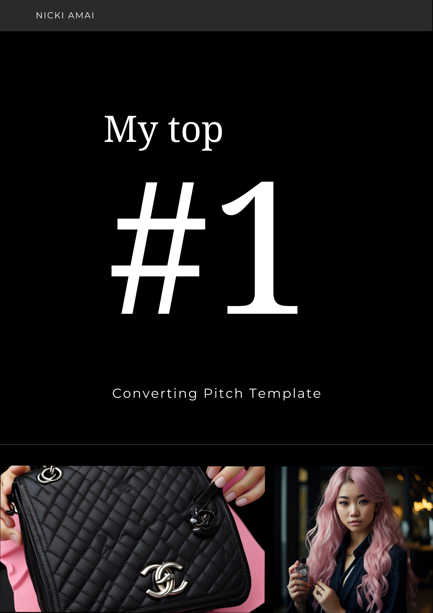 MY TOP #1 Converting Pitch Template